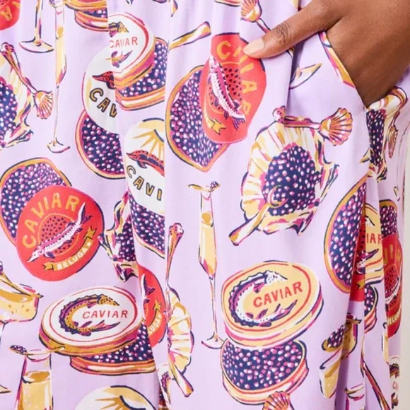 Printfresh Pink and Purple Pajama Set - Picture 3 of 3